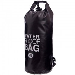 Водонепроникний гермомішок Tactical Waterproof 10 л, чорний, код: TY-6878-10_BK