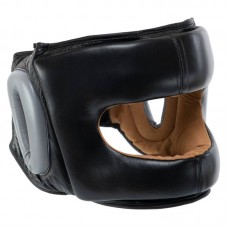 Шолом боксерський з бампером шкіряний Fistrage XL, чорний, код: VL-8480_XLBK Шолом боксерський з бампером шкіряний Fistrage XL, чорний, код: VL-8480_XLBK