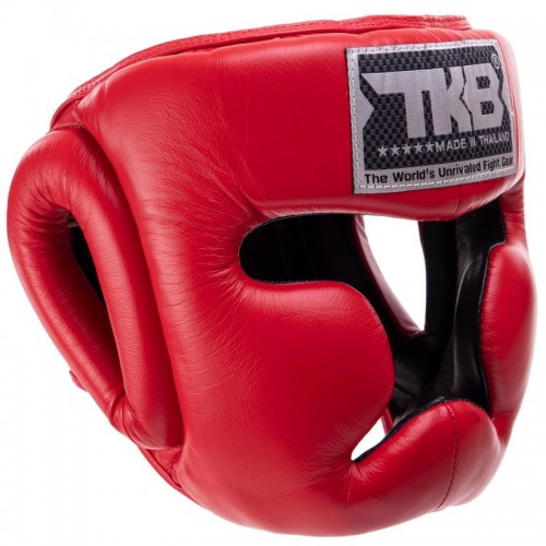 Шолом боксерський у мексиканському стилі Top King Extra Coverage M шкіряний, червоний, код: TKHGEC-LV_MR-S52