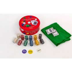 Набір для покеру в металевій коробці PlayGame, код: IG-6616 Набір для покеру в металевій коробці PlayGame, код: IG-6616