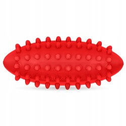М"яч масажний огірок 4Fizjo Spike Bean 115x50 мм, червоний, код: P-5905973403313