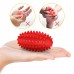 М"яч масажний огірок 4Fizjo Spike Bean 115x50 мм, червоний, код: P-5905973403313