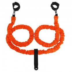 Тренувальна система для ніг з кріпленням Zelart Ankle Strap, чорно-жовтогарячий, код: FI-6555-S52 Тренувальна система для ніг з кріпленням Zelart Ankle Strap, чорно-жовтогарячий, код: FI-6555-S52