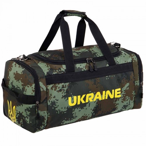 Сумка спортивна PlayGame Ukraine камуфляж Surpat, код: GA-1801-UKR_KS