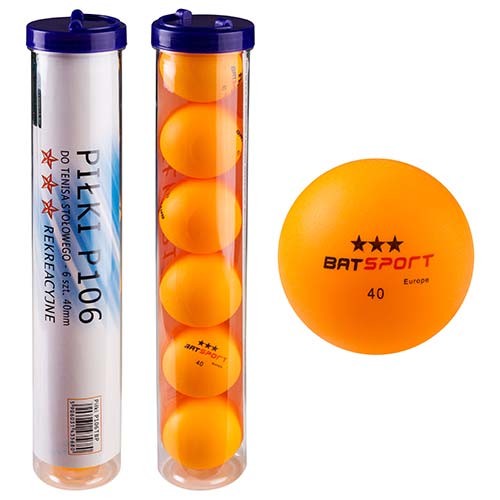Кульки для тенісу PlayGame BATSport 6 шт, код: Р-106TBP