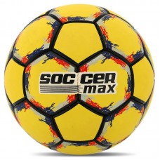 М"яч футбольний Soccermax №5, жовтий, код: FB-4360_Y