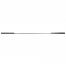 Гриф штанги InterAtletika кросфіт хром 220 см (навант. 680 кг) для чоловіків, код: C3-27-IA