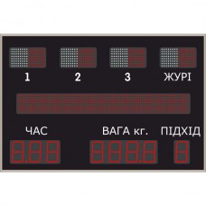 Табло для важкої атлетики LedPlay (1520х1020), код: WL1503 Табло для важкої атлетики LedPlay (1520х1020), код: WL1503