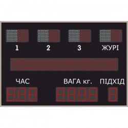 Табло для важкої атлетики LedPlay (1520х1020), код: WL1503