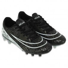 Бутси футбольні Guanjunbao розмір 45, чорний-білий, код: OB-2301-2_45BKW