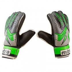 Воротарські рукавички Mitre Latex Foam, розмір 9, зелений., код: GG-MT9-WS