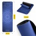 Килимок для йоги та фітнесу 4Fizjo замша 1830x610x15 мм, синій, код: P-5905973405713