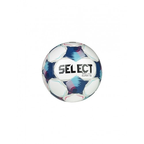М"яч футбольний Select Brillant Super FIFA TB v25 №5, білий-синій, код: 5703543403929