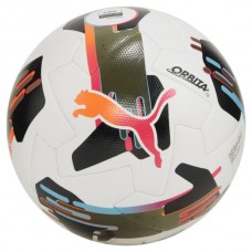 М"яч футбольний Puma Orbita 1 TB (FIFA Quality Pro) №5, білий-чорний-коричневий, код: 4067981504138
