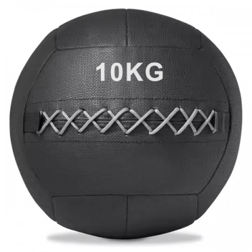 М"яч набивний для кросфіту Wall Ball (медичний) Generation Fitness FF42D1B-10kg 10кг, чорний, код: 523033-AX