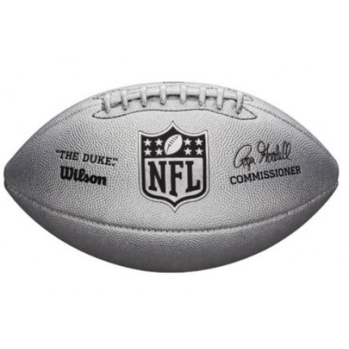 М"яч для американського футболу Wilson Duke metallic edition OS FB silver, код: 887768765743