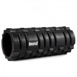 Масажний ролик (роллер) PowerPlay Massage Roller 330х140 мм, чорний, код: PP_4025_Black