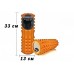 Масажний ролик EasyFit Grid Roller v.1.2, 330х130 мм, помаранчевий, код: EF-2022-OR-EF