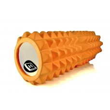 Масажний ролик EasyFit Grid Roller v.1.2, 330х130 мм, помаранчевий, код: EF-2022-OR-EF