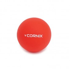 Масажний м"яч Cornix Lacrosse Ball 63 мм, червоний, код: XR-0117