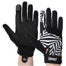 Рукавички спортивні Tapout XS, чорний-білий, код: SB168518_XSBKW
