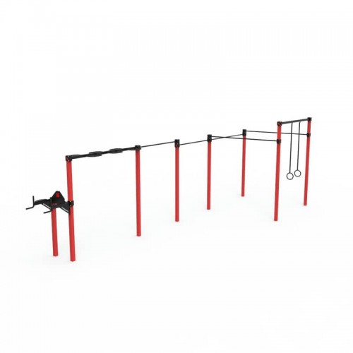 Гімнастичний комплекс Street Sport 2400х8200х2900 мм, код: SG-015 Гімнастичний комплекс Street Sport 2400х8200х2900 мм, код: SG-015