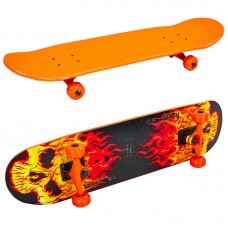 Скейтборд в зборі PLAYBABY 790х190х10 мм помаранчевий, код: SK-5615_OR