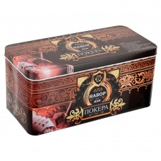 Набір для покеру в металевій коробці PlayGame 200 фішок, код: 6620K-S52 Набір для покеру в металевій коробці PlayGame 200 фішок, код: 6620K-S52