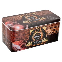 Набір для покеру в металевій коробці PlayGame 200 фішок, код: 6620K-S52