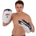 Лапа пряма для боксу та єдиноборств Twins права 33x19x11см, білий, код: PML-23-R_W Лапа пряма для боксу та єдиноборств Twins права 33x19x11см, білий, код: PML-23-R_W