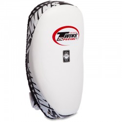 Лапа пряма для боксу та єдиноборств Twins права 33x19x11см, білий, код: PML-23-R_W