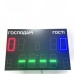 Універсальне спортивне табло LedPlay із додатковими написами " Господарі Гості" 750х500х50 мм, код: 07668-ST