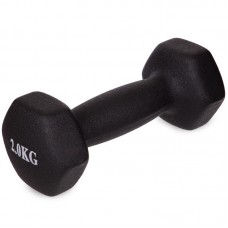 Гантелі для фітнесу FitGo 1x2кг чорний, код: TA-0001-2_BK-S52 Гантелі для фітнесу FitGo 1x2кг чорний, код: TA-0001-2_BK-S52