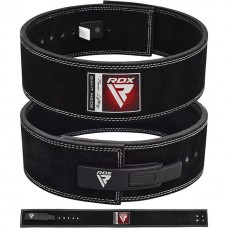 Пояс для важкої атлетики RDX 4 Pro Liver Buckle шкіряний Black Plus XL, код: WBL-4LB-XL+ Пояс для важкої атлетики RDX 4 Pro Liver Buckle шкіряний Black Plus XL, код: WBL-4LB-XL+