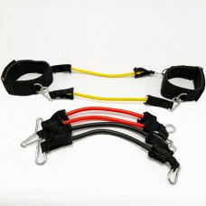 Еспандер для ніг універсальний Meta Kinetic Ankle, THigh & Arm Band Universal Set чорний-жовтий, код: 080101514330