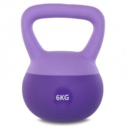 Гиря м"яка FitGo 6кг, фіолетовий, код: FI-0122-6_V