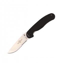 Нож складной Ontario RAT1 SS полусеррейтор, код: 8849-AM