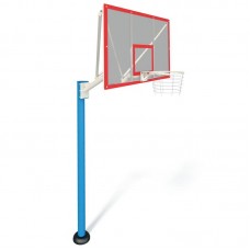 Стенд баскетбольний FIBA InterAtletika, щит акриловий 1800х1050 мм, код: УТ410.1-SM