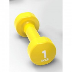 Гантель вінілова LivePro Studio Dumbbell 1x1 кг, жовтий, код: 2020301000026 Гантель вінілова LivePro Studio Dumbbell 1x1 кг, жовтий, код: 2020301000026