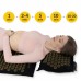 Килимок акупунктурний з подушкою 4Fizjo Eco Mat XL Аплікатор Кузнєцова чорний-золотий, код: P-5907739313591