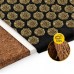 Килимок акупунктурний з подушкою 4Fizjo Eco Mat XL Аплікатор Кузнєцова чорний-золотий, код: P-5907739313591