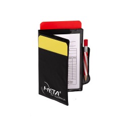 Набір карток арбітра Meta Referee Warning Cards Kit чорний, код: 080101513494