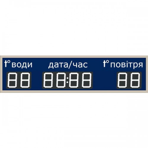 Табло для басейну LedPlay (1000х250), код: CHB1001