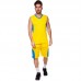 Форма баскетбольная мужская PlayGame Lingo Star 4XL (рост 180-185), желтый-голубой, код: LD-8093_4XLYN