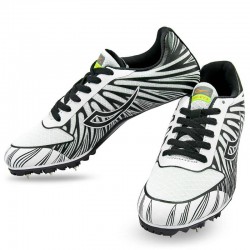 Шиповки бігові Jello розмір 45 (27,5см), білий-чорний, код: 1188-1_45W Шиповки бігові Jello розмір 45 (27,5см), білий-чорний, код: 1188-1_45W