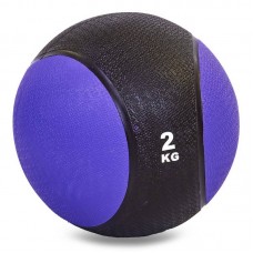 Медбол Record Medicine Ball 2 кг, чорний-фіолетовий, код: C-2660-2_V Медбол Record Medicine Ball 2 кг, чорний-фіолетовий, код: C-2660-2_V
