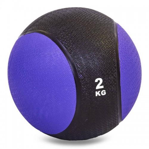 Медбол Record Medicine Ball 2 кг, чорний-фіолетовий, код: C-2660-2_V
