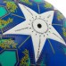 М"яч футбольний Stars PU №5, білий-синій, код: FB-7587_BL