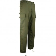 Штани тактичні Kombat UK M65 BDU Ripstop Trousers розмір 34, оливковий, код: kb-m65bdurt-olgr-34