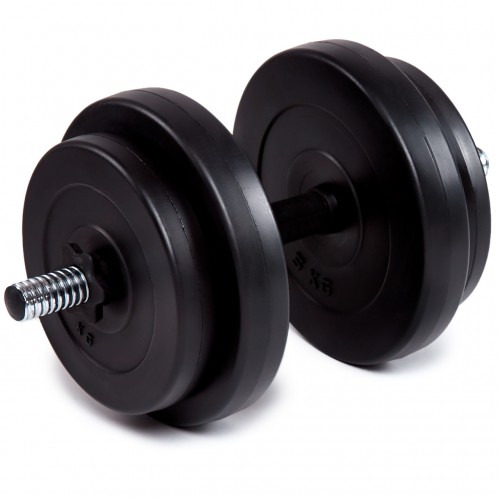 Гантель набірна Fit-On Chrome 1x17кг, код: 2011-0006 Гантель набірна Fit-On Chrome 1x17кг, код: 2011-0006